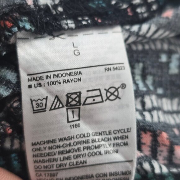 Old Navy Orange Black Green Aztec Print Sleeveless Romper - Picture 9 of 9